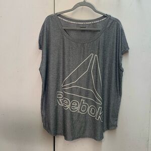 Reebok Women's Running T-Shirt Performance Short Sleeve Workout Top, Size 1X